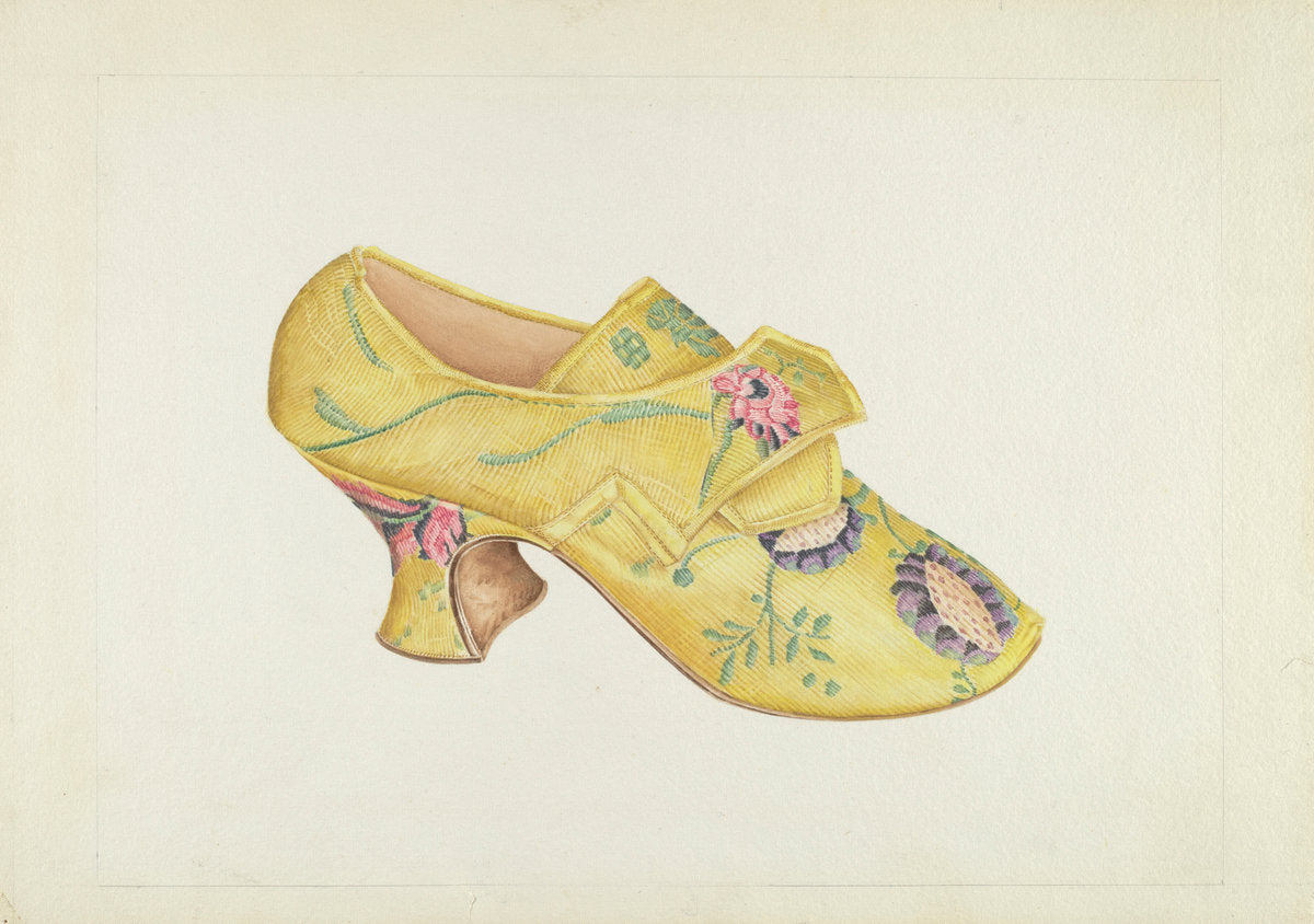 Woman's Shoes by Stella Mosher (American, active c. 1935), 16X12"(A3)Poster Print