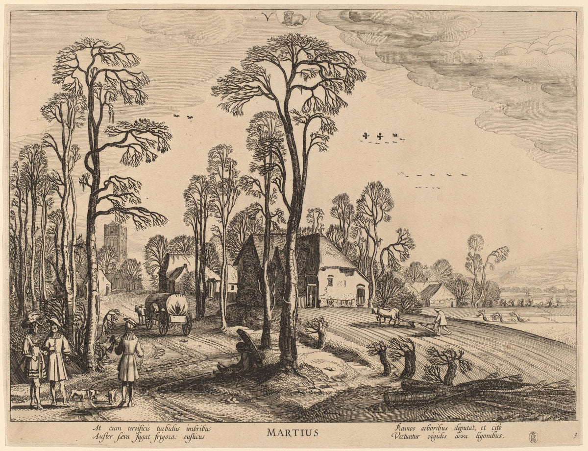 March by Jan van de Velde II (Dutch, 1593 - 1641), 16X12"(A3)Poster Print