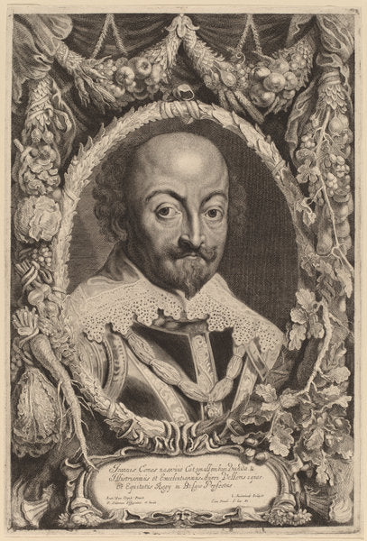 John, Count of Nassau by Jonas Suyderhoff after Sir Anthony van Dyck (Dutch, c. 1613 - 1686), 16X12"(A3)Poster Print