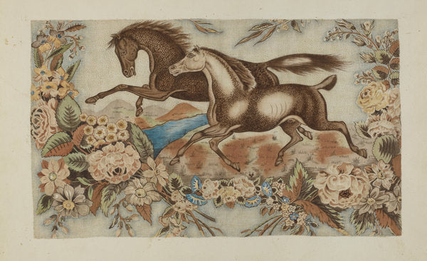 Printed Chintz by Hubbell McBride (American, active c. 1935), 16X12"(A3)Poster Print