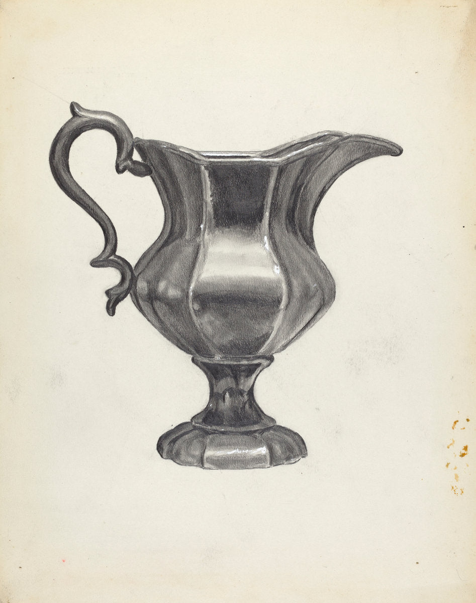Pitcher by Francis Borelli (American, active c. 1935), 16X12"(A3)Poster Print
