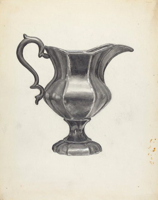Pitcher by Francis Borelli (American, active c. 1935), 16X12"(A3)Poster Print