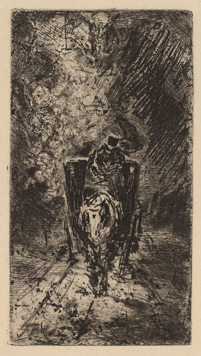Spleen et Idéal by Félix-Hilaire Buhot (French, 1847 - 1898), 16X12"(A3)Poster Print