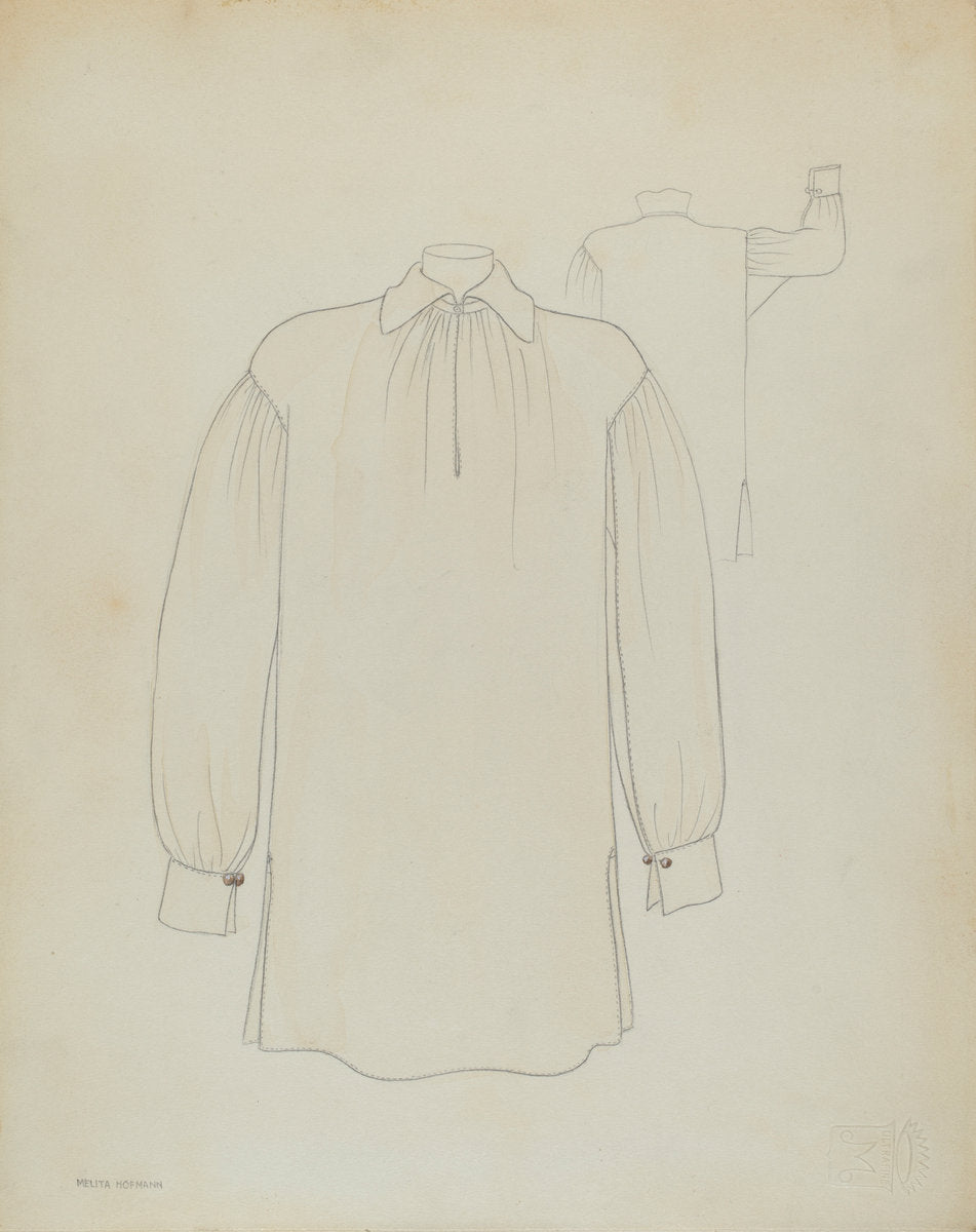 Shirt by Melita Hofmann (American, active c. 1935), 16X12"(A3)Poster Print