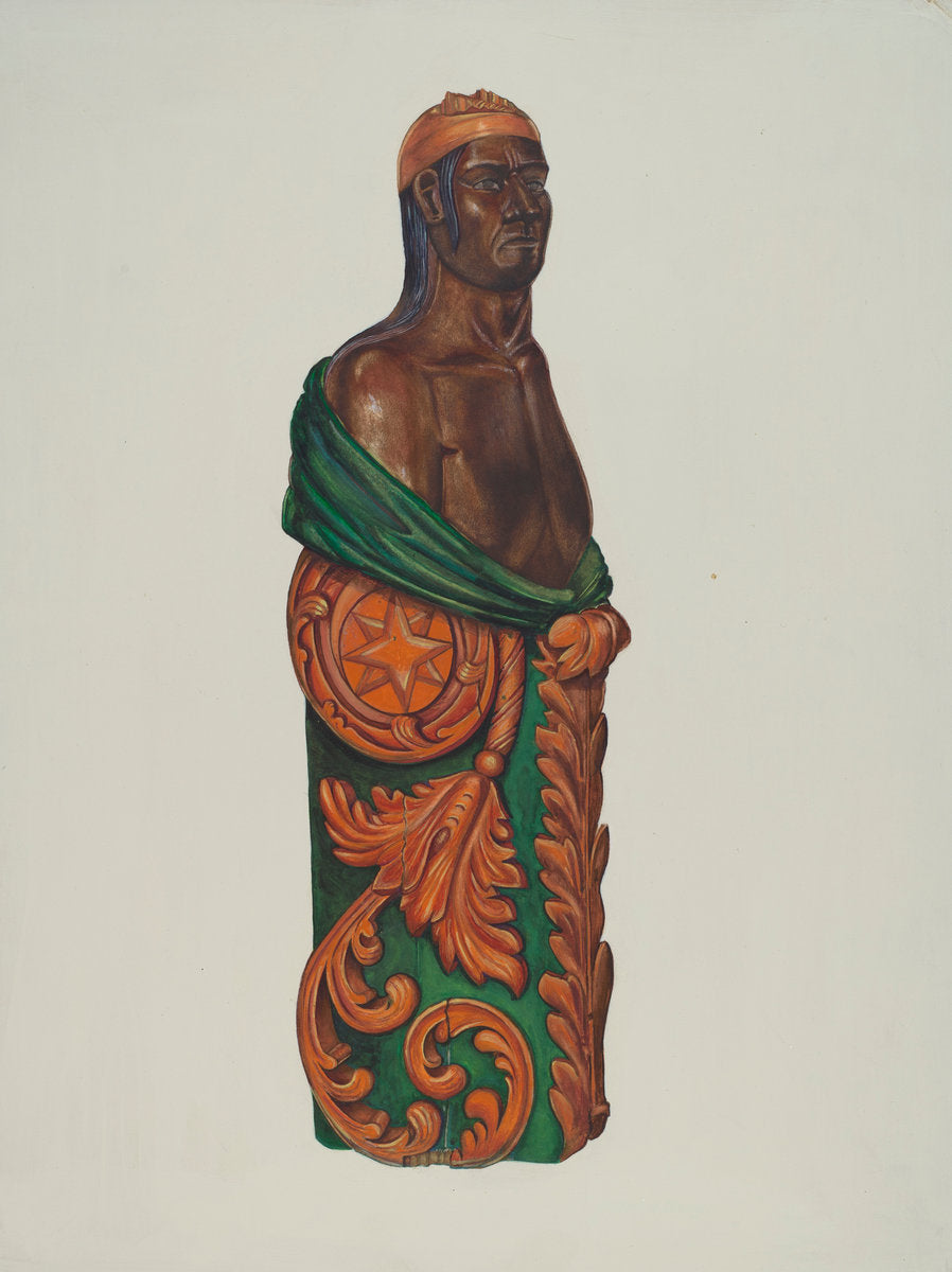 Figurehead by Frank Gray (American, 1889 - 1962), 16X12"(A3)Poster Print