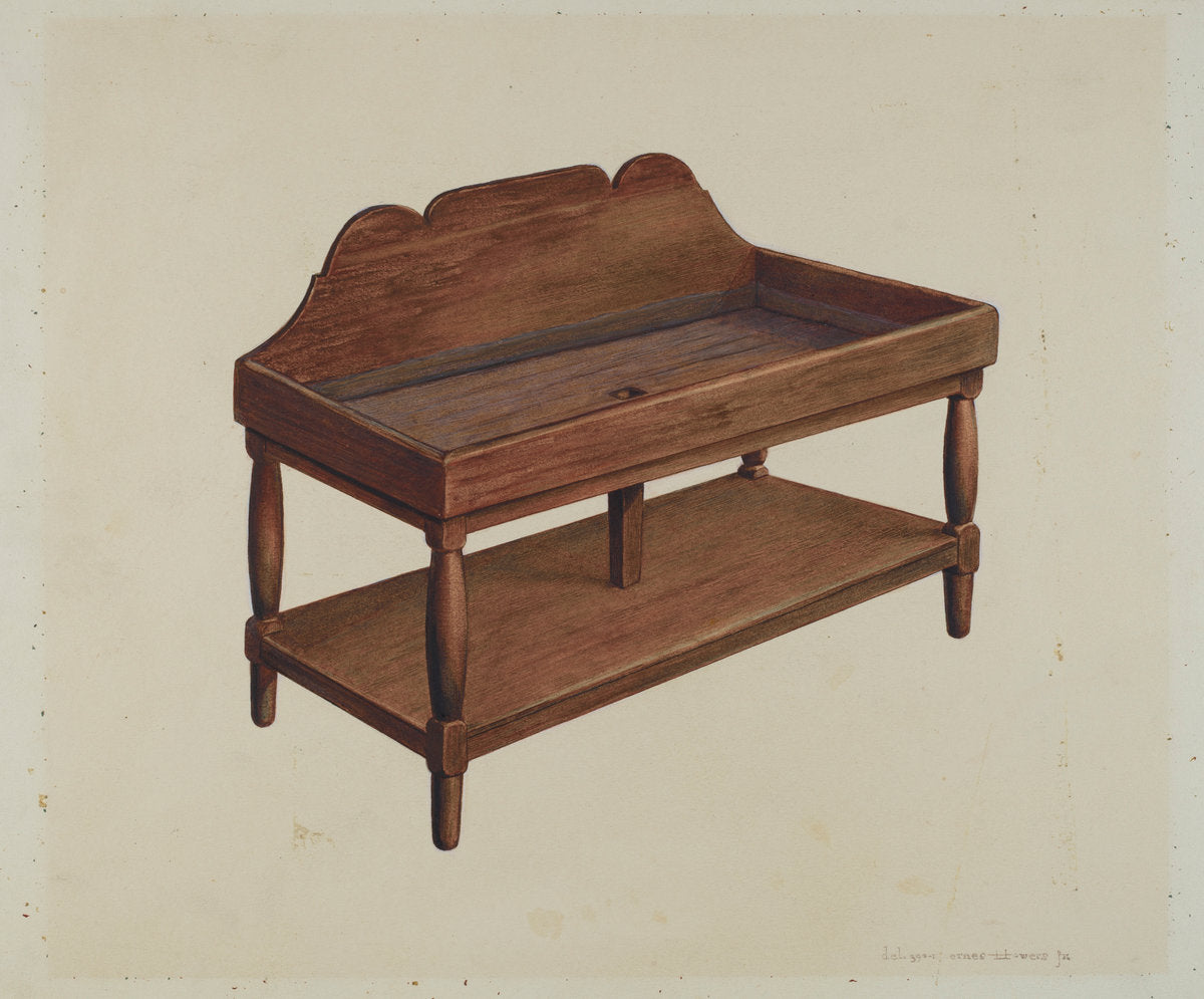 Dutch Sink by Ernest A. Towers, Jr. (American, active c. 1935), 16X12"(A3)Poster Print