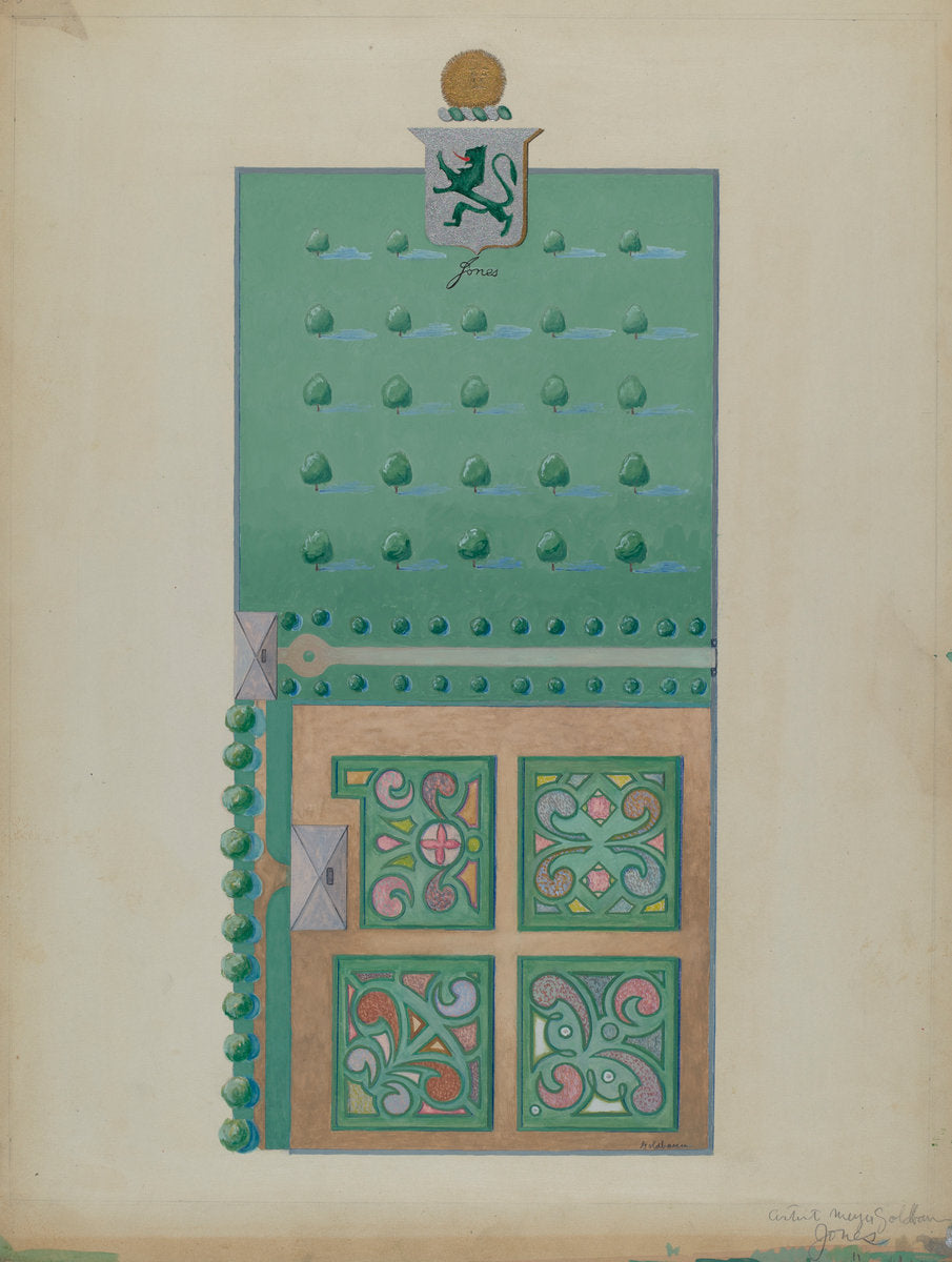 Thomas Jones Estate by Meyer Goldbaum (American, active c. 1935), 16X12"(A3)Poster Print
