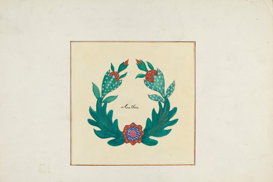 Autograph Quilt by Cornelius Christoffels and Margaret Linsley (American, active c. 1935), 16X12"(A3)Poster Print