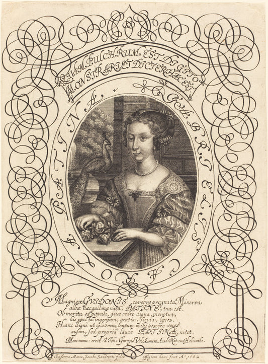 Gabrielle Carola Patina by Susanne Maria von Sandrart (German, 1658 - 1716), 16X12"(A3)Poster Print