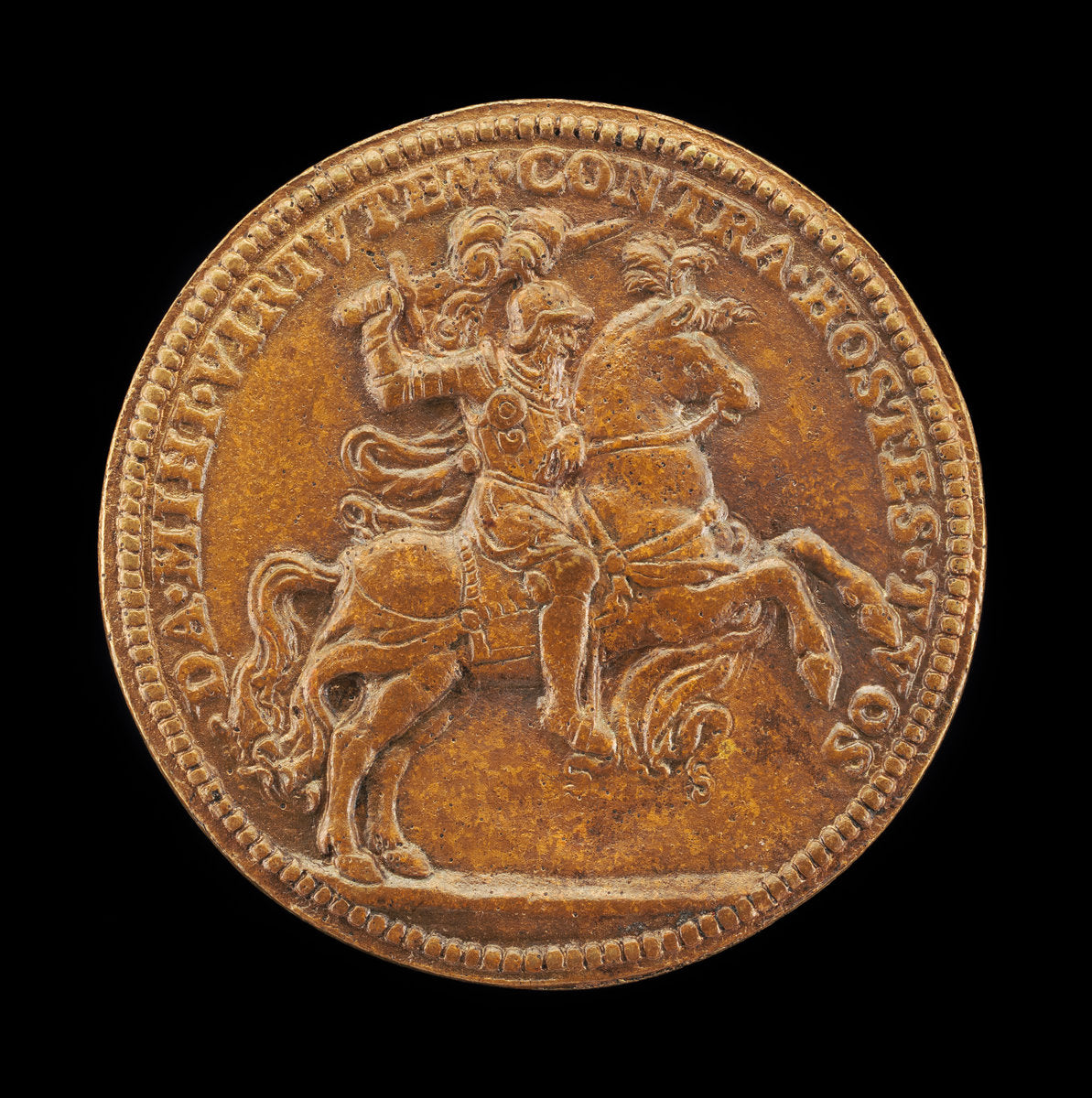 Sigismund II Augustus on Horseback [reverse] by Steven van Herwijck (Netherlandish, c. 1530 - 1565/1567), 16X12"(A3)Poster Print