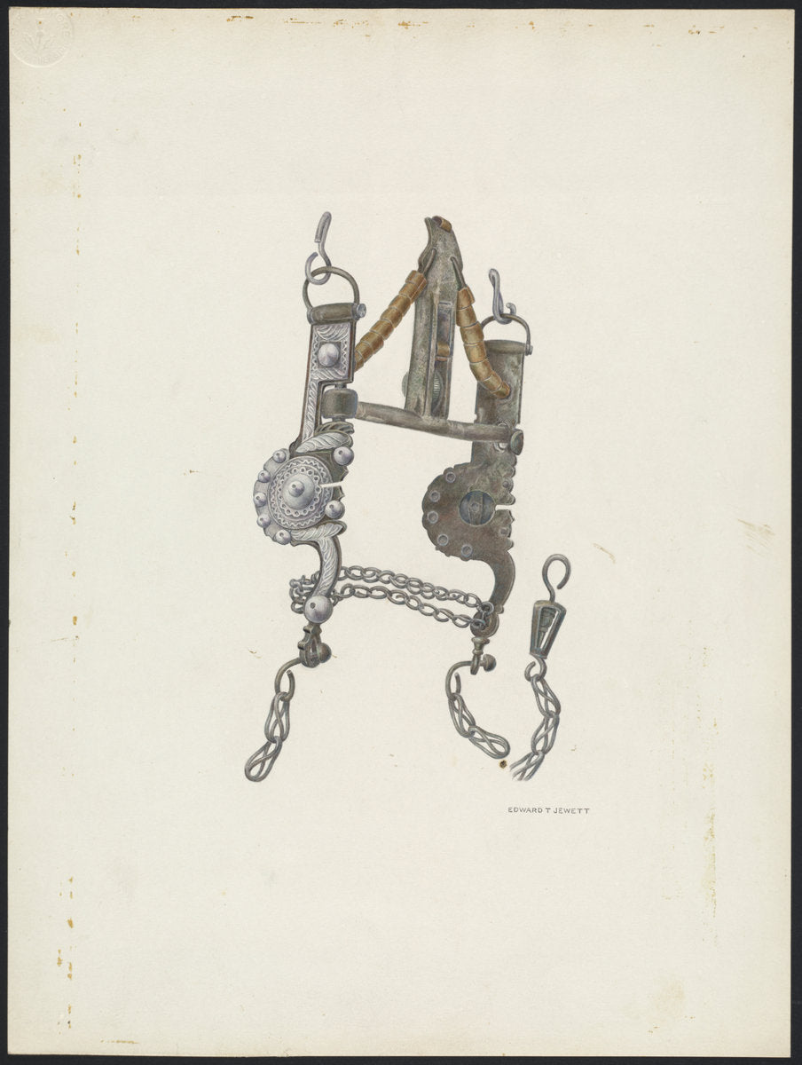 Bit by Edward Jewett (American, active c. 1935), 16X12"(A3)Poster Print