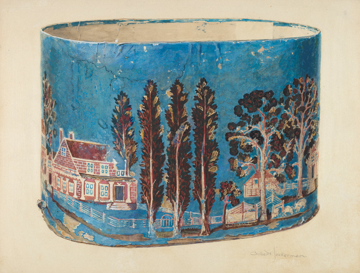 Bandbox by Gilbert Sackerman (American, active c. 1935), 16X12"(A3)Poster Print