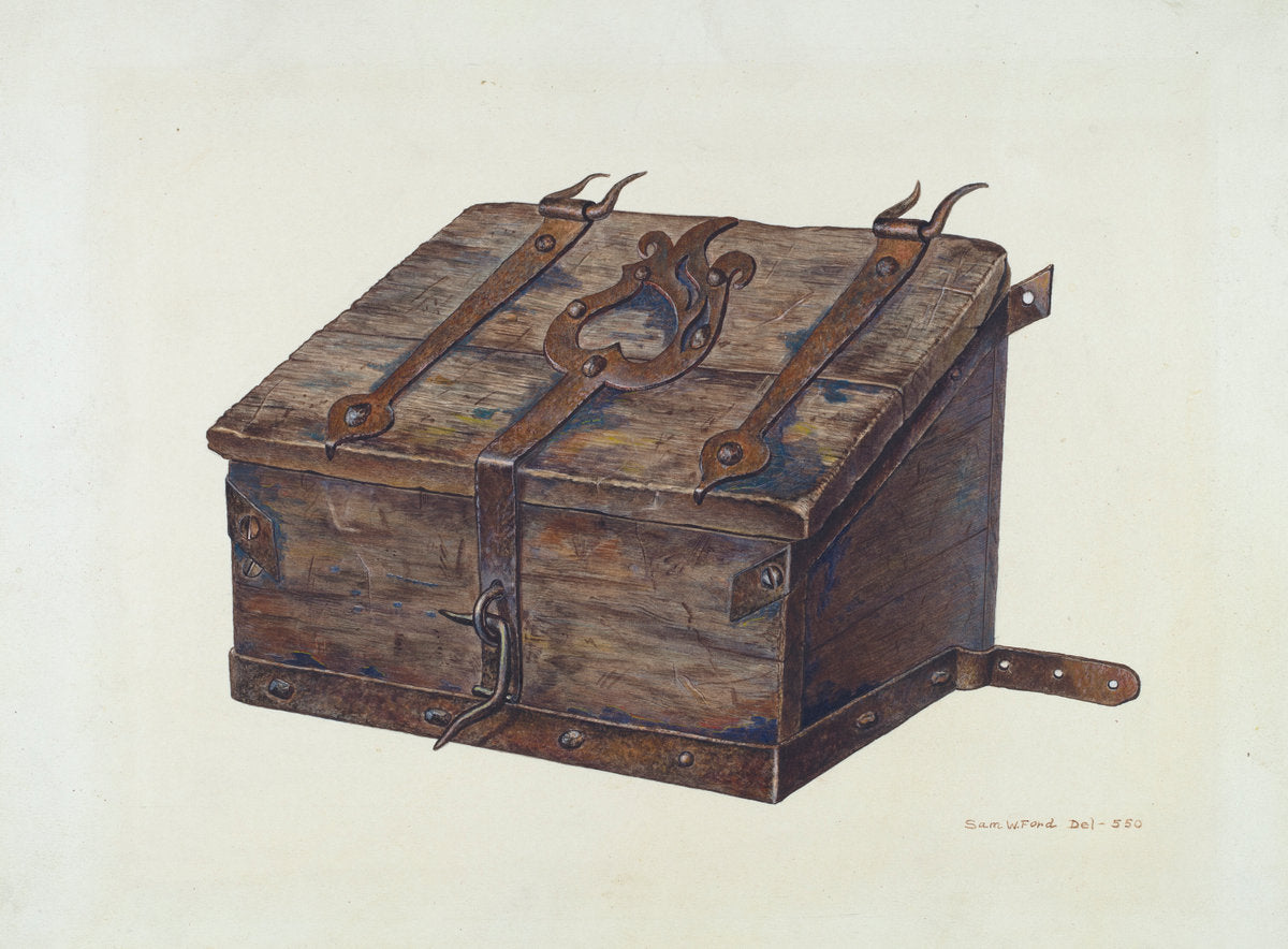 Conestoga Tool Box by Samuel W. Ford (American, active c. 1935), 16X12"(A3)Poster Print