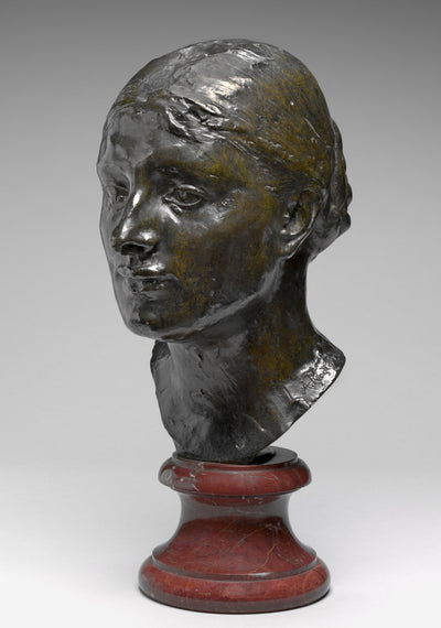 Head of Mrs. John Peter Russell (Marianna Mattiocco della Torre) by Auguste Rodin (French, 1840 - 1917), 16X12"(A3)Poster Print