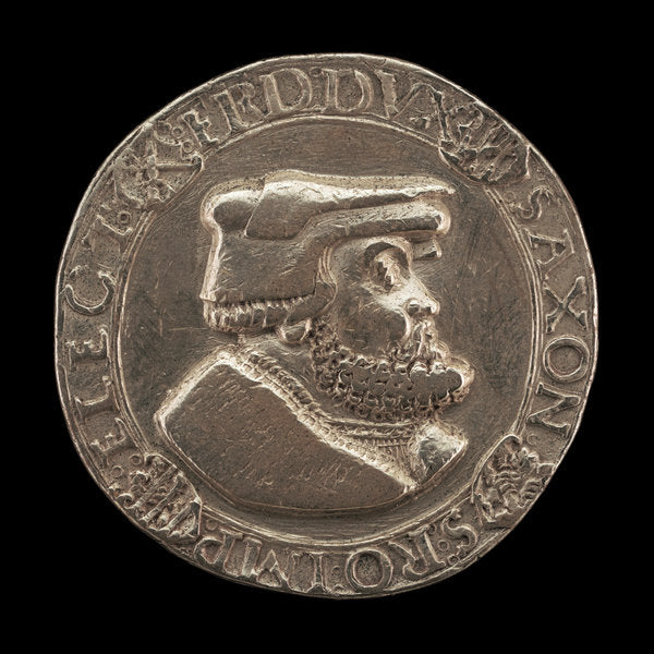 1522 by German 16th Century (Friedrich III the Wise, 1463-1525, Duke and Elector of Saxony 1486 [obverse]), 16X12"(A3)Poster Print