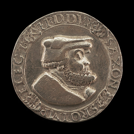 1522 by German 16th Century (Friedrich III the Wise, 1463-1525, Duke and Elector of Saxony 1486 [obverse]), 16X12"(A3)Poster Print