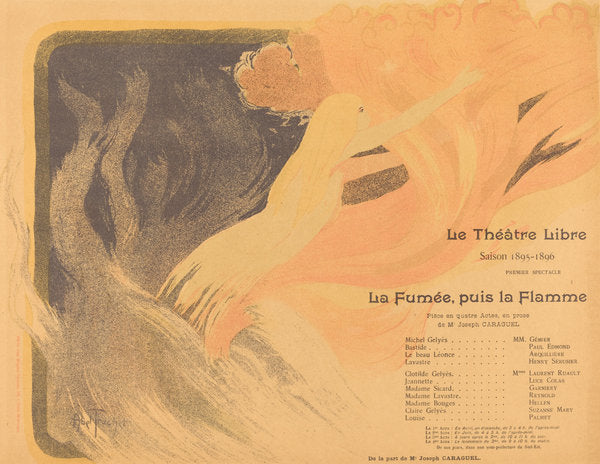 La Fumée, puis la flamme by Abel-Truchet (French, 1857 - 1919), 16X12"(A3)Poster Print