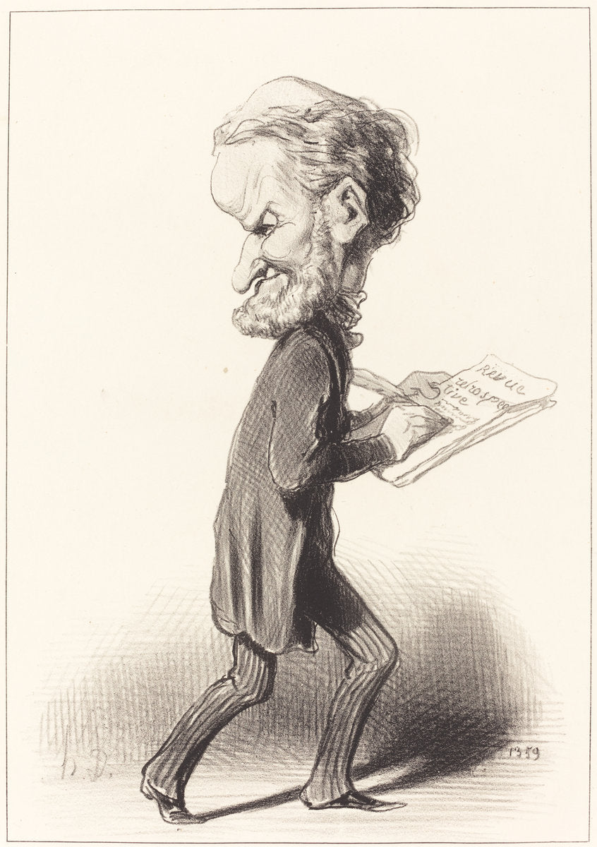 J. Antoine Taschereau by Honoré Daumier (French, 1808 - 1879), 16X12"(A3)Poster Print