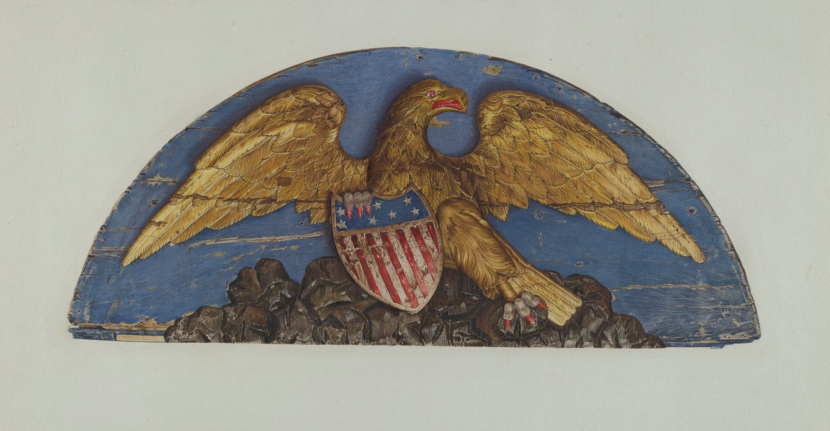 1935/1942 by American 20th Century (Sternpiece: Eagle), 16X12"(A3)Poster Print