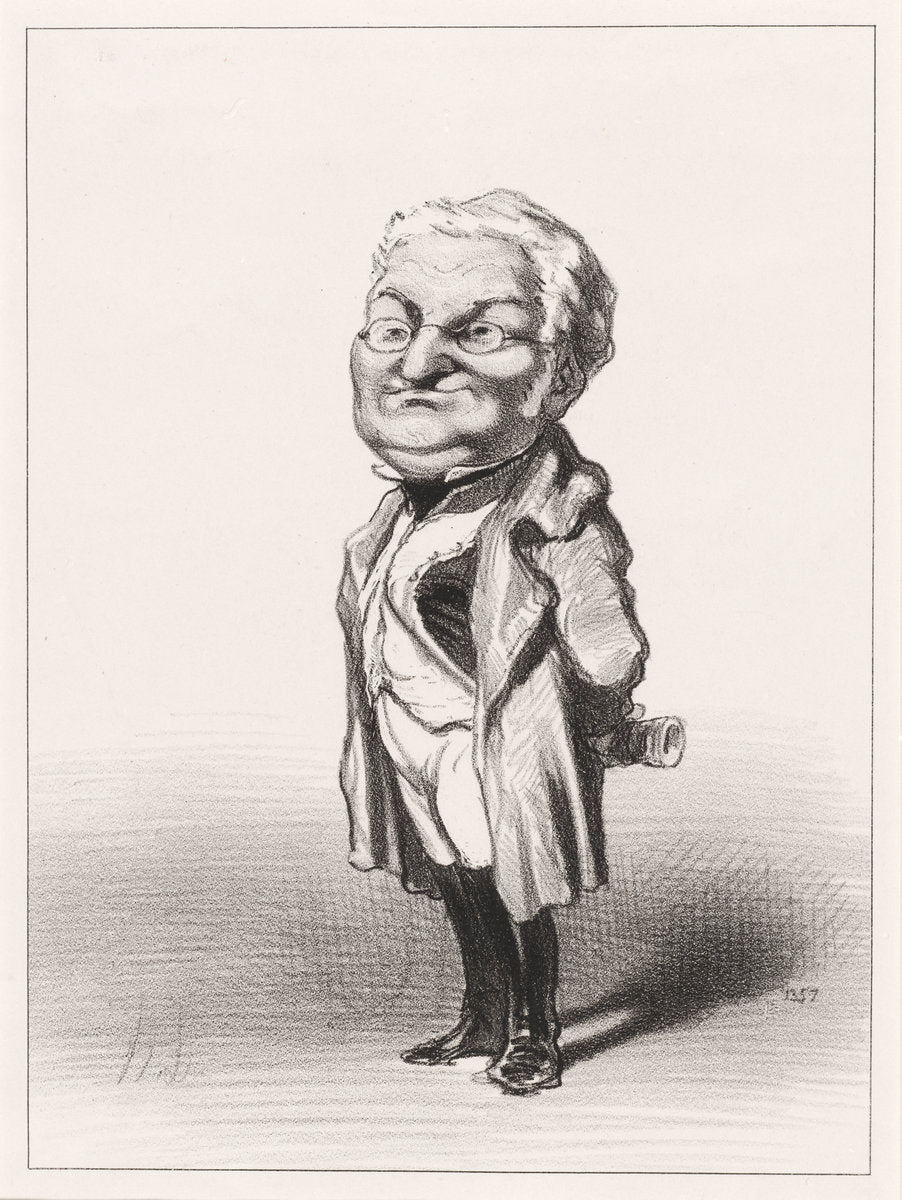 Adolphe Thiers by Honoré Daumier (French, 1808 - 1879), 16X12"(A3)Poster Print