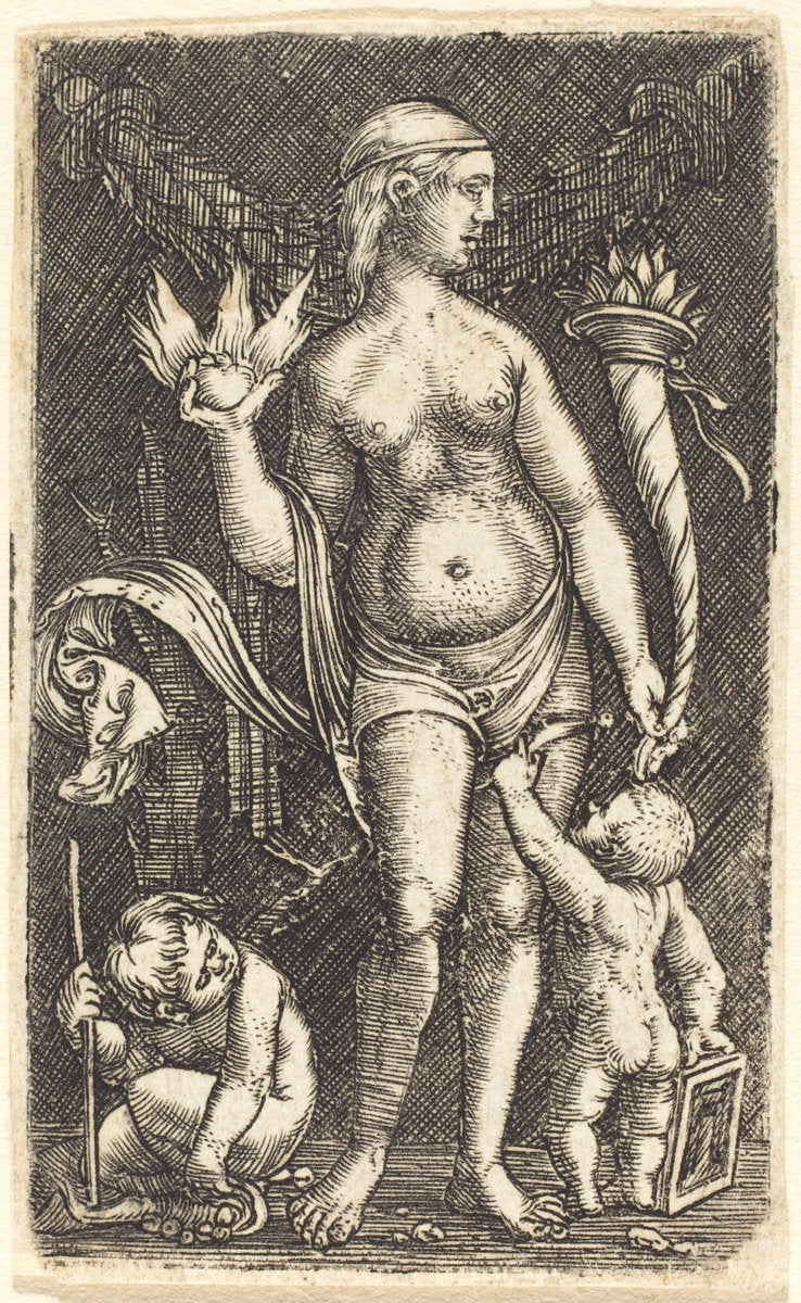 Venus and Cupids by Albrecht Altdorfer (German, 1480 or before - 1538), 16X12"(A3)Poster Print