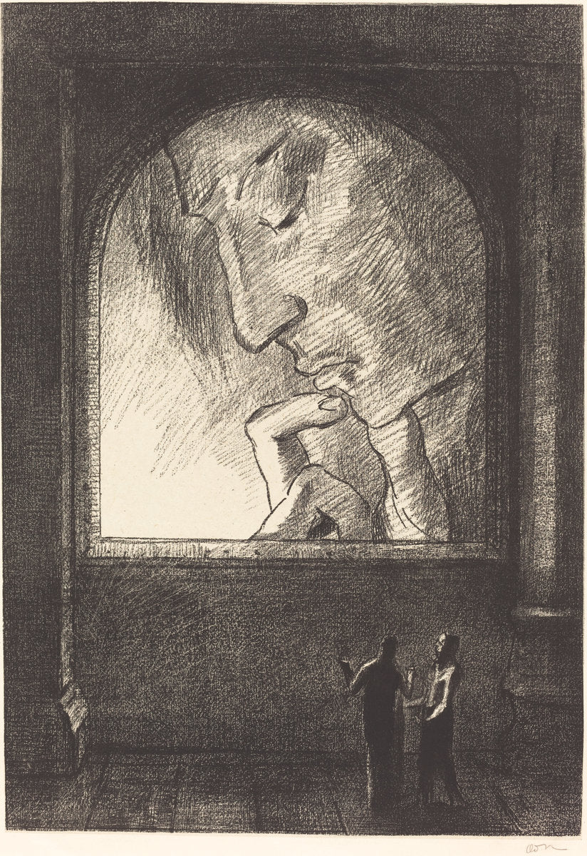 Lumiere (Light) by Odilon Redon (French, 1840 - 1916), 16X12"(A3)Poster Print