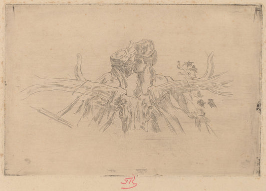 The Train of Maris (Le train de Maris) by Félicien Rops (Belgian, 1833 - 1898), 16X12"(A3)Poster Print