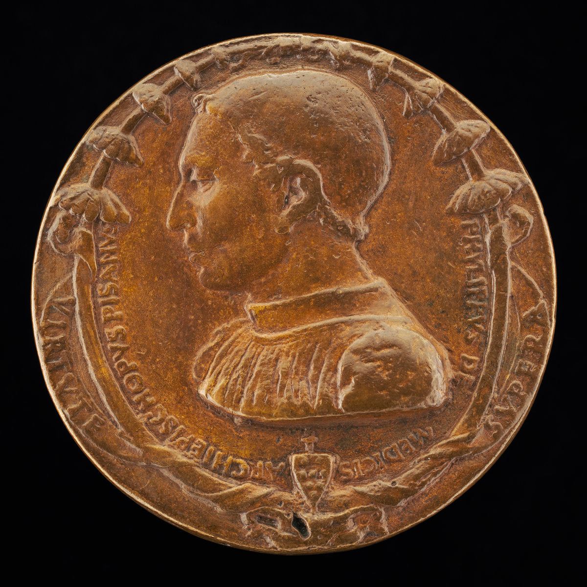 Filippo de' Medici, Archbishop of Pisa, 1462-1474 [obverse] by Bertoldo di Giovanni (Italian, c. 1430/1440 - 1491), 16X12"(A3)Poster Print
