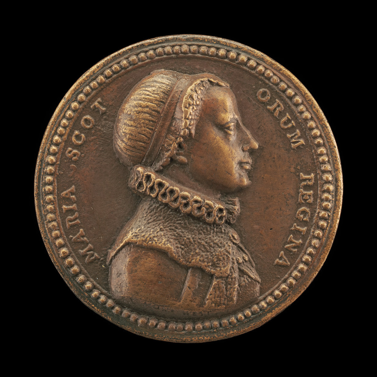 17th century by British 17th Century (Mary Stuart, 1542-1587, Queen of Scots [obverse]), 16X12"(A3)Poster Print