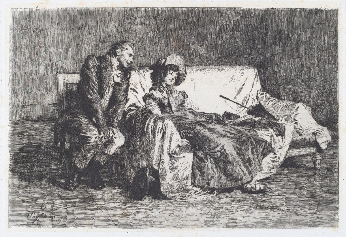 Indian Summer [L'estate di San Martino] by Eleuterio Pagliano (Italian, 1826 - 1903), 16X12"(A3)Poster Print
