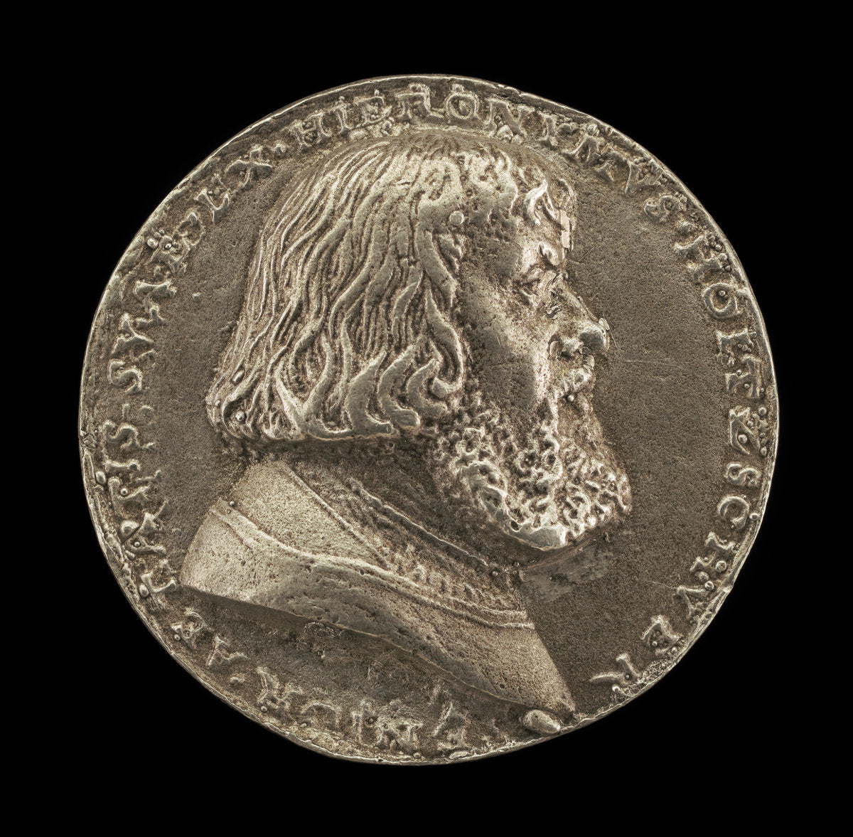 Hieronymus Holzschuher, 1469-1529, Patrician of Nuremberg [obverse] by Matthes Gebel (German, c. 1500 - 1574), 16X12"(A3)Poster Print