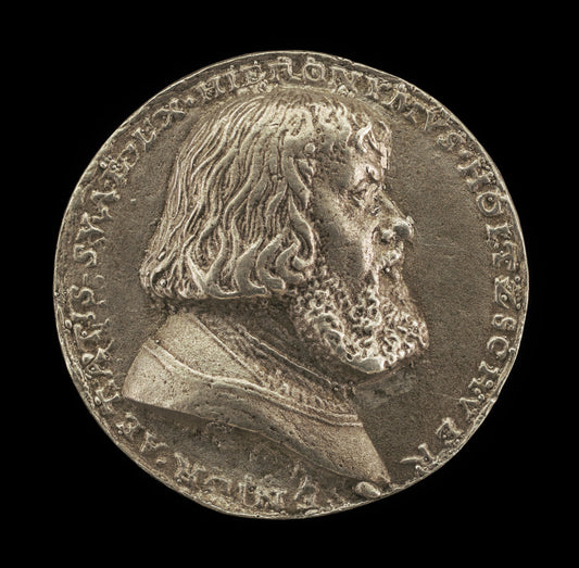 Hieronymus Holzschuher, 1469-1529, Patrician of Nuremberg [obverse] by Matthes Gebel (German, c. 1500 - 1574), 16X12"(A3)Poster Print