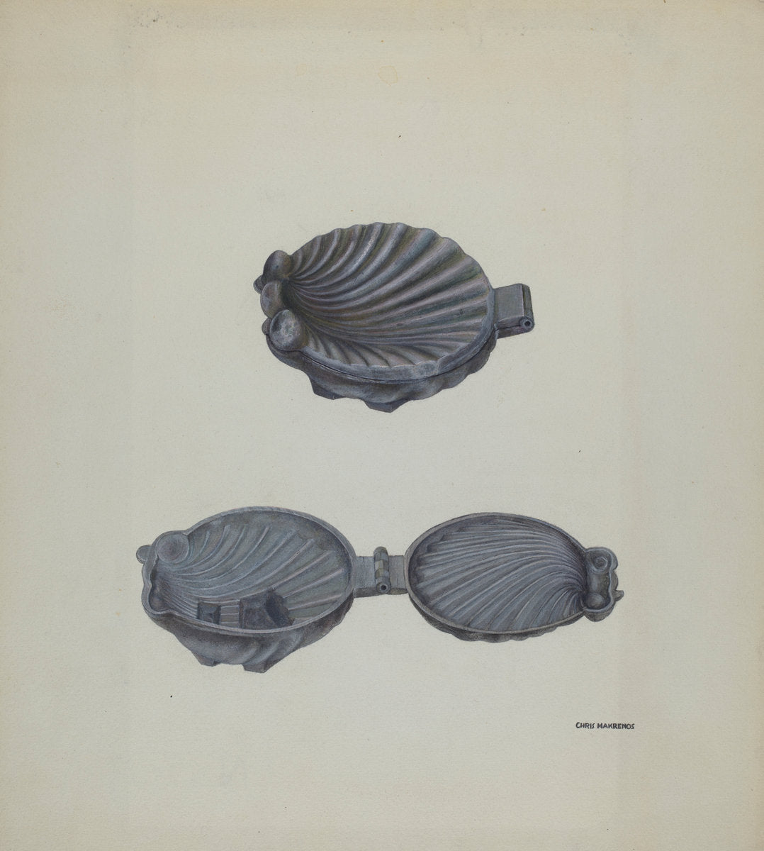 Ice Cream Mold by Chris Makrenos (American, active c. 1935), 16X12"(A3)Poster Print