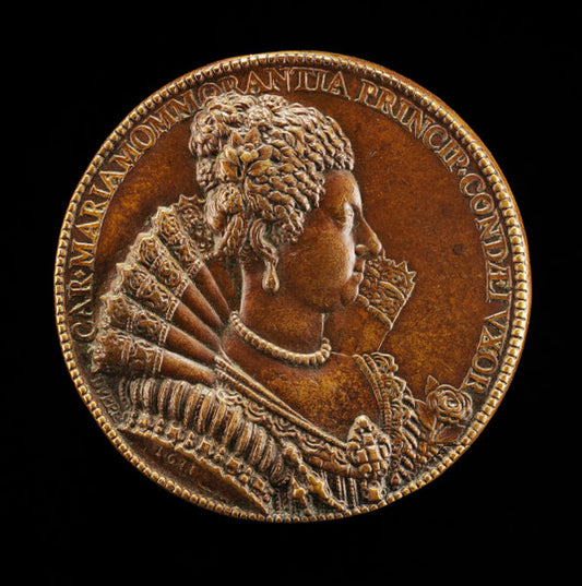 Charlotte-Marie de Montmorency, 1594-1650, Wife of Henri de Bourbon 1609 [reverse] by Guillaume Dupré (French, c. 1574 - 1642), 16X12"(A3)Poster Print
