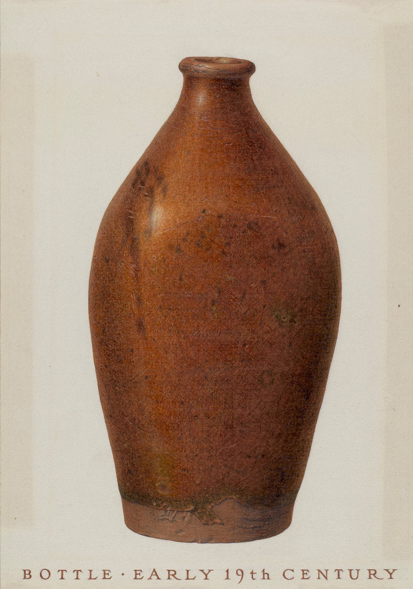 Bottle by John Matulis (American, 1910 - 2000), 16X12"(A3)Poster Print