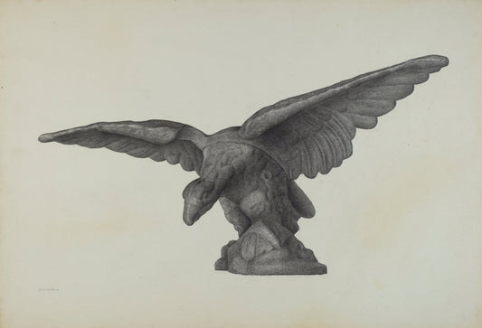 Eagle by Milton Grubstein (American, active c. 1935), 16X12"(A3)Poster Print