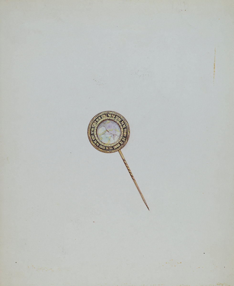 Stick Pin by George Seideneck (American, active c. 1935), 16X12"(A3)Poster Print