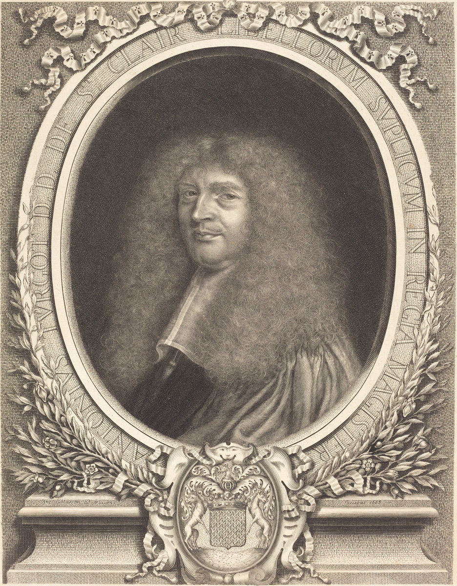 Antoine Turgot by Antoine Masson (French, 1636 - 1700), 16X12"(A3)Poster Print