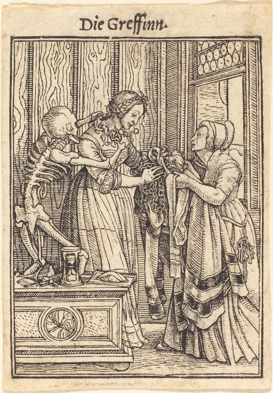 Countess by Hans Holbein the Younger (German, 1497/1498 - 1543), 16X12"(A3)Poster Print