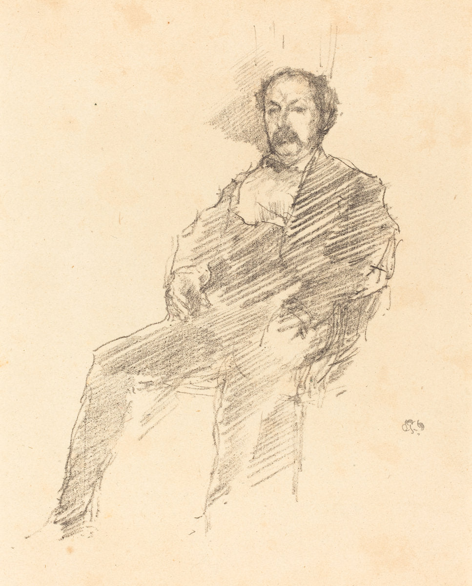 The Doctor by James McNeill Whistler (American, 1834 - 1903), 16X12"(A3)Poster Print