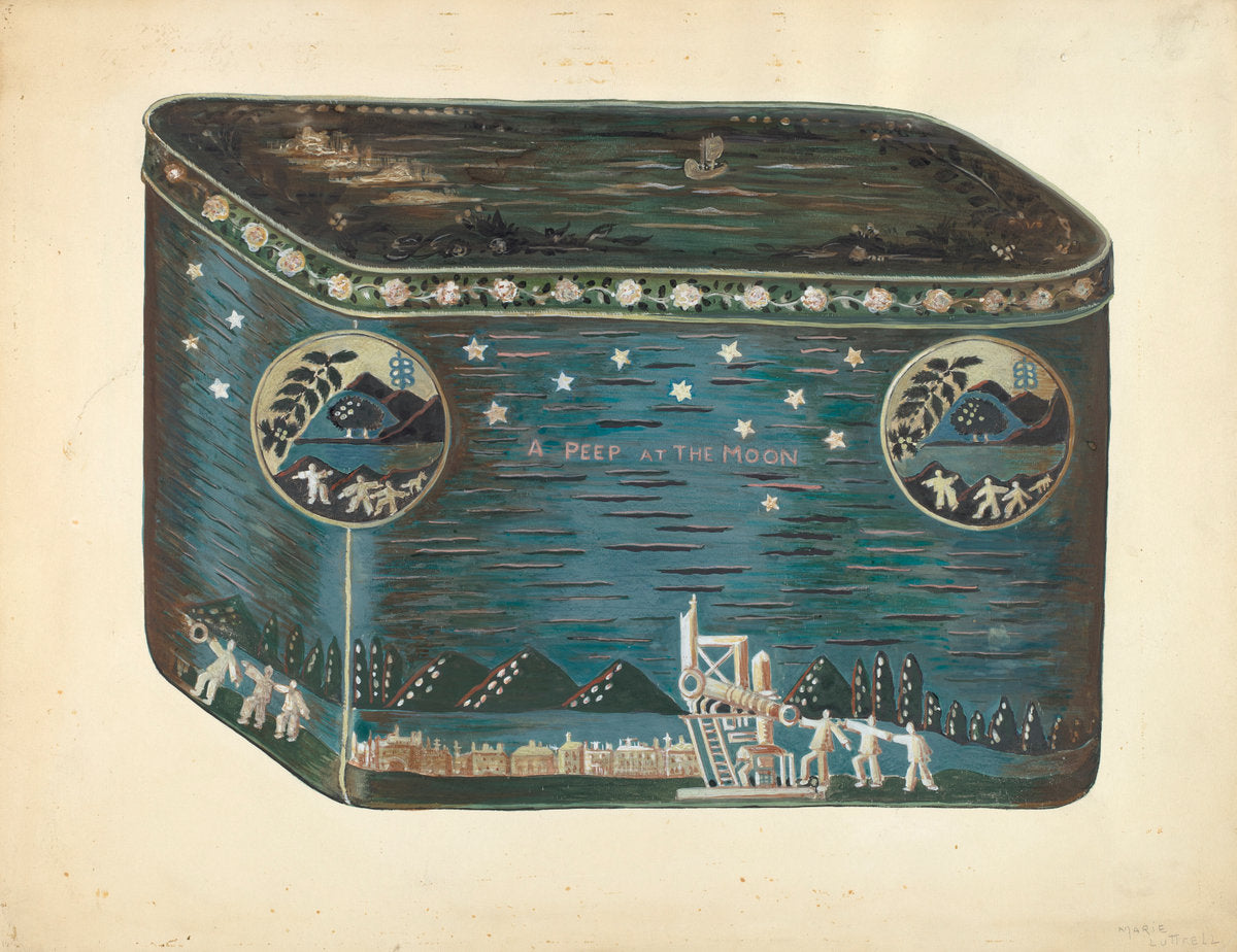 Bandbox by Marie Lutrell (American, active c. 1935), 16X12"(A3)Poster Print