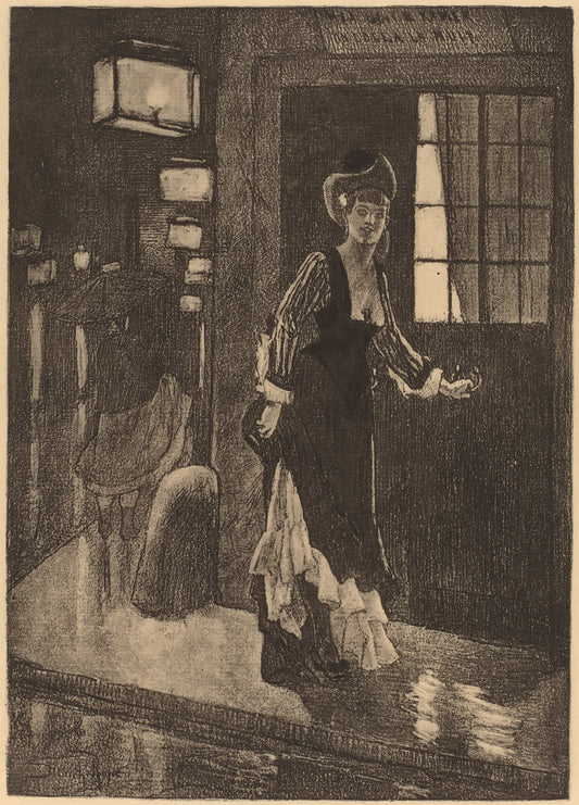 Le Rydeack by Félicien Rops (Belgian, 1833 - 1898), 16X12"(A3)Poster Print
