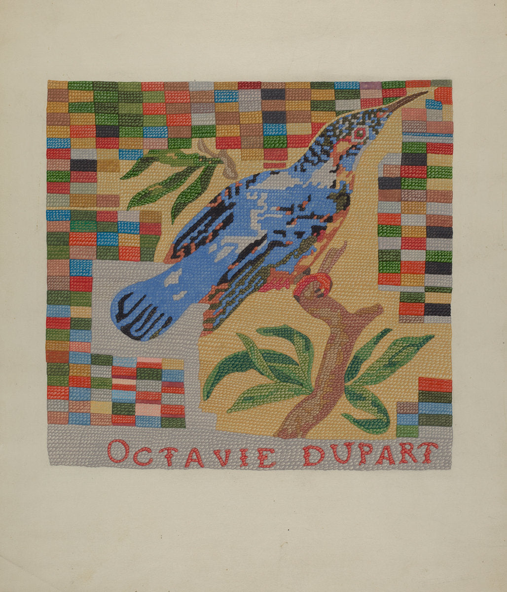 Sampler by Joseph L. Boyd (American, active c. 1935), 16X12"(A3)Poster Print
