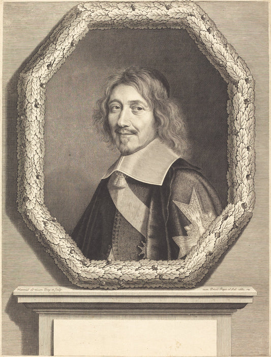 Chancellor Michel Le Tellier by Robert Nanteuil (French, 1623 - 1678), 16X12"(A3)Poster Print