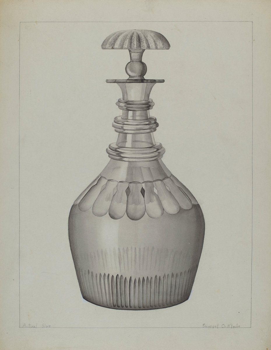 Carafe by Samuel O. Klein (American, active c. 1935), 16X12"(A3)Poster Print