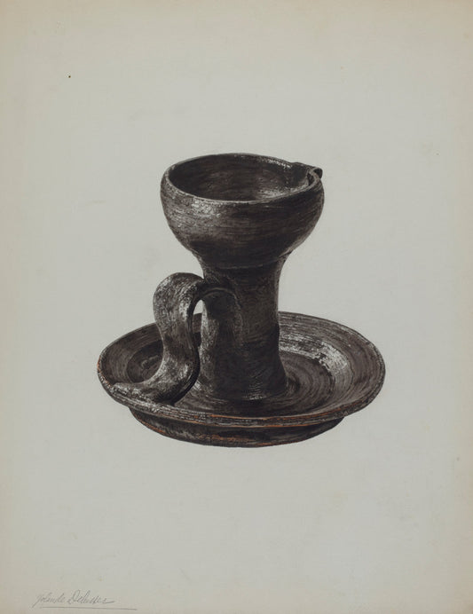 Grease Lamp by Yolande Delasser (American, active c. 1935), 16X12"(A3)Poster Print