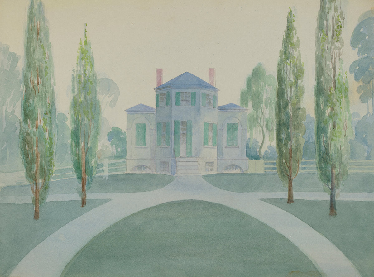 House of Benjamine C. Moore by Gladys Cook (American, active c. 1935), 16X12"(A3)Poster Print