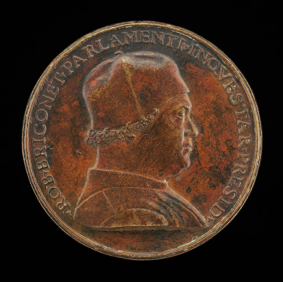 Robert Briconnet, President of the Court of Inquiry [obverse] by Attributed to Giovanni Candida (Italian, before 1450 - c. 1499), 16X12"(A3)Poster Print