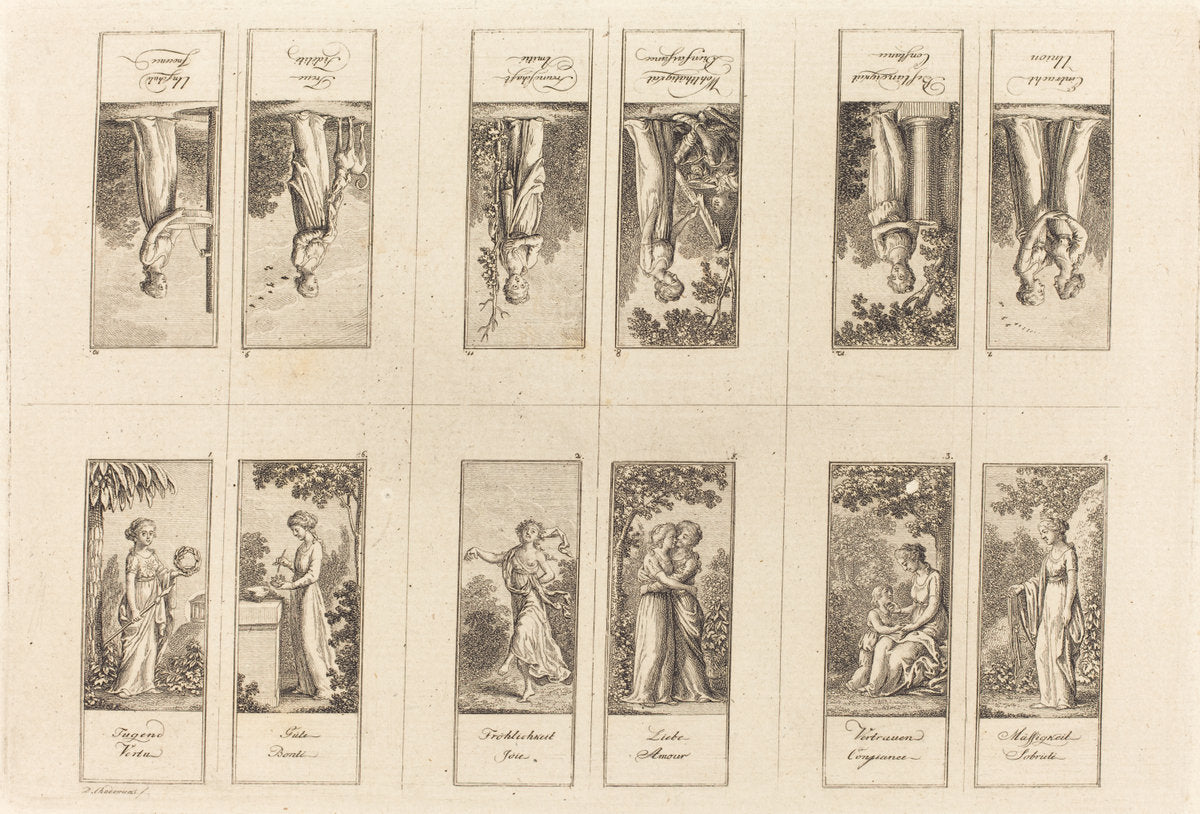 Good Human Qualities by Daniel Nikolaus Chodowiecki (German, 1726 - 1801), 16X12"(A3)Poster Print