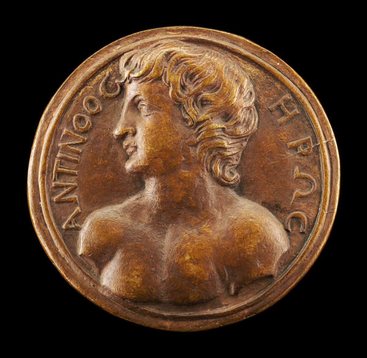 probably 1500/1599 by Probably Italian 16th Century (Antinous [obverse]), 16X12"(A3)Poster Print